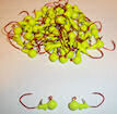 Red Sickle Hand Painted Crappie Jig