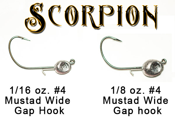 Scorpion Jigs at Simply Crappie