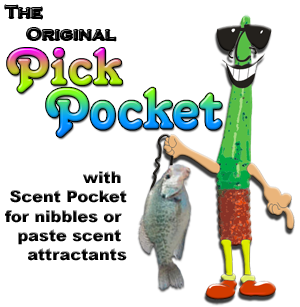 Pick Pocket Crappie Kill'r solid jig body with scent pocket